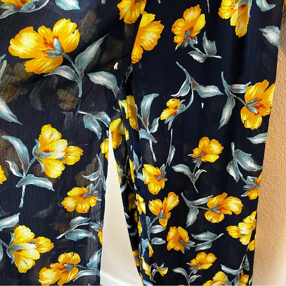 Fashion Nova M Maxi Dress Floral Wrapped Flowy - Picture 14 of 14